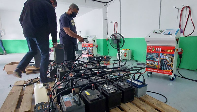 Nouveau centre de régénération de batteries à La Réunion