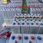 Industrial telecom battery cells prior to diagnosis for reuse and regenerating