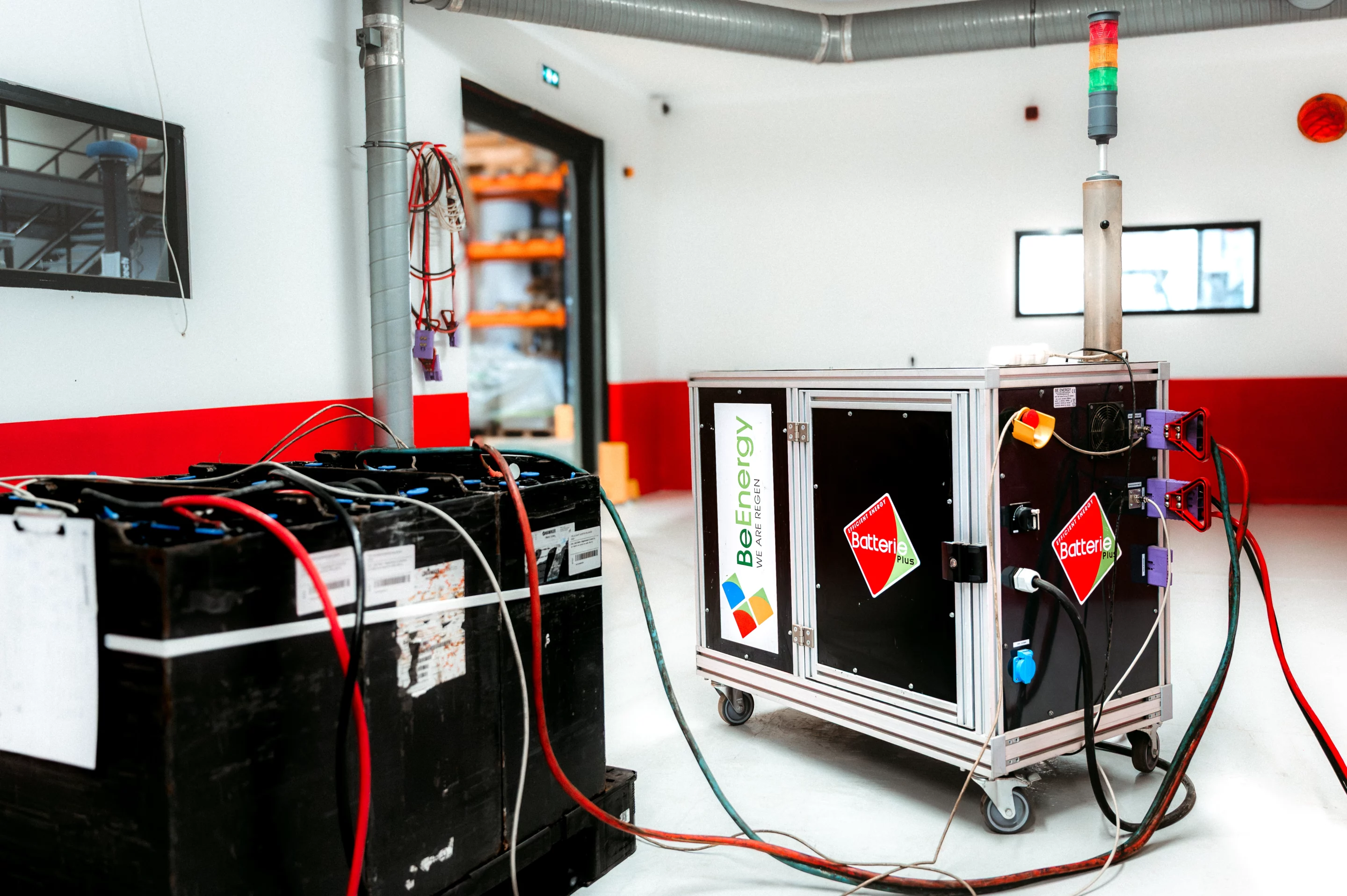 Régénération d’une batterie de traction au plomb sur BRT Master Pro Duo en atelier industriel